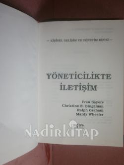 YÖNETİCİLİKTE İLETİŞİM* BİRİNCİ BASKI**