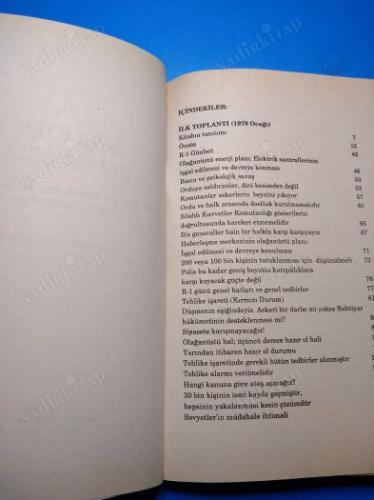 KAR GİBİ ERİYECEĞİZ - ORDU KONSEYİ KOMUTANLARININ MÜZAKERESİ OCAK-ŞUBAT 1979