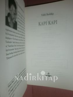KAPI KAPI .* BİRİNCİ BASKI**