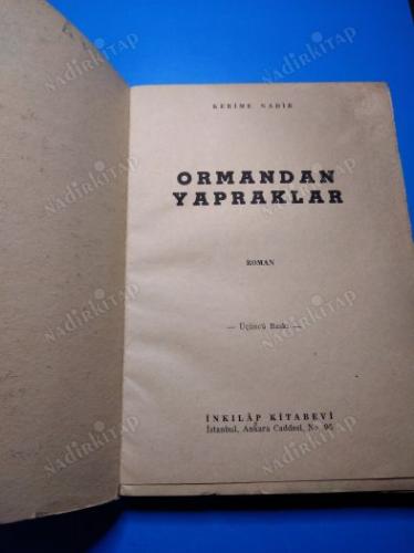 ORMANDAN YAPRAKLAR
