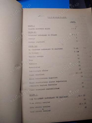 İşletme Ekonomisi Ders Notları