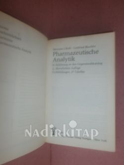 PHARMAZEUTİSCHE ANALYTİK