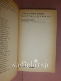 ES MUB NICHT İMMER KAVİAR SEİN