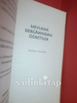MEVLANA DERGAHINDAN ÖĞRETİLER* 1 BASIM