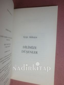 DİLİMİZE DÜŞENLER *1 BASIM