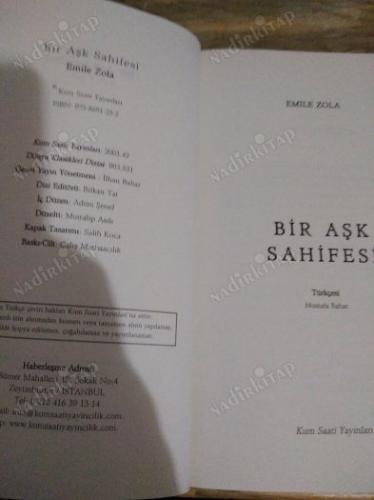 BİR AŞK SAYFASI