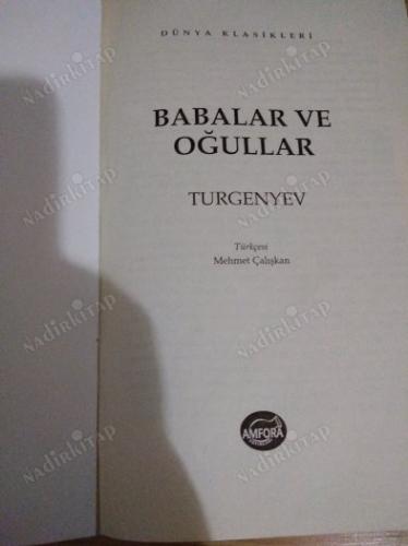BABALAR VE OĞULLAR
