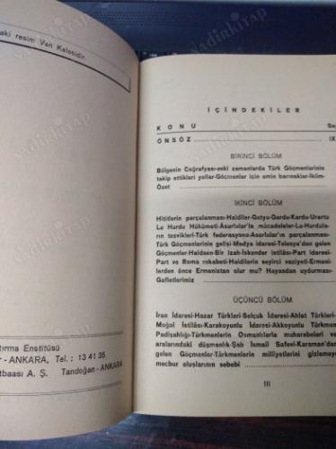 VAN TARİHİ VE KÜRT TÜRKLERİ HAKKINDA İNCELEMELER