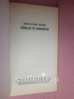 ARARAT İLE SIRAT ARASINDA TÜRKLER VE ERMENİLER