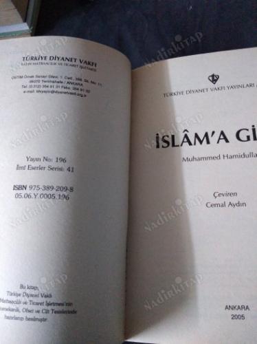 İSLAM'A GİRİŞ