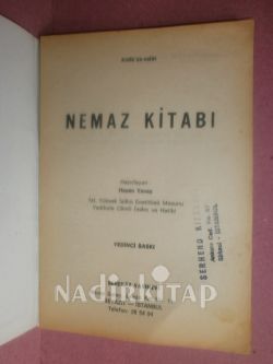 KİTAB'ÜS SALAT NEMAZ KİTABI