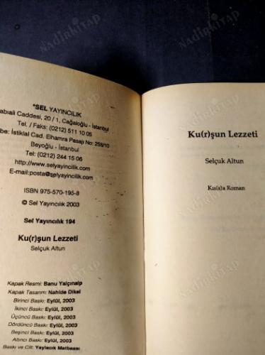 KU(R)ŞUN LEZZETİ - KUŞUN - KURŞUN LEZZETİ