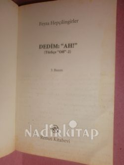 DEDİM AH (TÜRKÇE ''OFF''-2)
