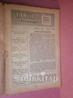 TARİH KONUŞUYOR AYLIK TARİH MECMUASI CİLT:5.SAYI. 30 TEMMUZ .1966