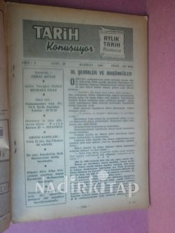 TARİH KONUŞUYOR AYLIK TARİH MECMUASI CİLT:5.. SAYI.29. HAZİRAN .1966