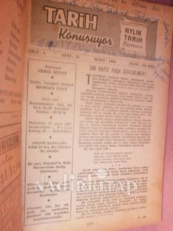 TARİH KONUŞUYOR AYLIK TARİH MECMUASI CİLT:5. SAYI. 26 MART. .1966