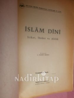 İSLÂM DÎNİ ( İTİKAD,İBÂDET VE AHLÂK )