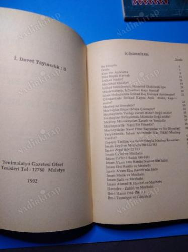 İSLAM'DA FIKHİ MEZHEPLER VE MEZHEP İMAMLARI
