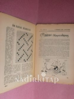 HAFTALIK BİLMECE DERGİSİ / SAYI-6 TEMMUZ --1958