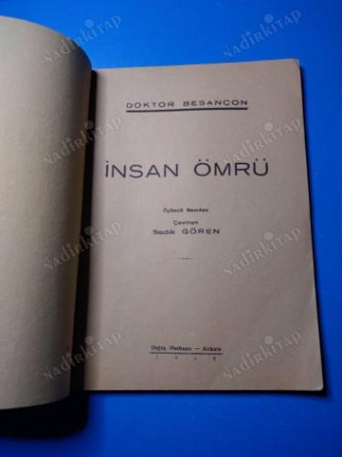 İNSAN ÖMRÜ