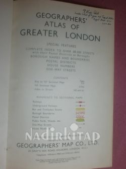 GEOGRAPHERS ATLAS OF GREATER LONDON