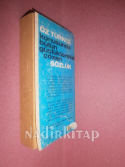 ÖZ TÜRKÇE SÖZLÜK