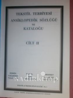 Tekstil Terbiye Makineleri ve Aksesuarları Kataloğu 1989-90 Cilt 2