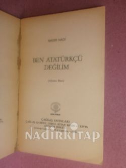 BEN ATATÜRKÇÜ DEĞİLİM / 6 CI BASIM