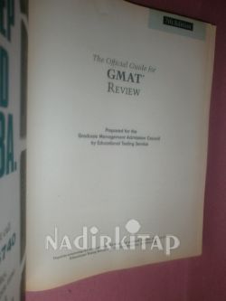 THE OFFICIAL GUIDE FOR GMAT REVIEW /