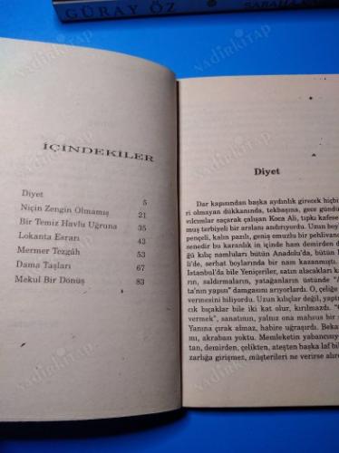 DİYET (7 Hikâye : Niçin Zengin Olmamış, Bir Temiz Havlu Uğruna, Lokanta Esrarı, Mermer Tezgâh, Dama Taşları, Makul Bir Dönüş)