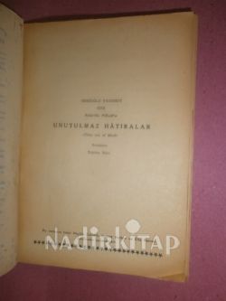 UNUTULMAZ HATIRALAR