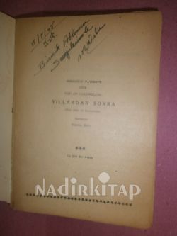 YILLARDAN SONRA ÜÇ KİTAB BİR ARADA- İMZAL