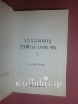 YAŞANMIŞ ŞEHİR HİKAYELERİ birnçi cilt
