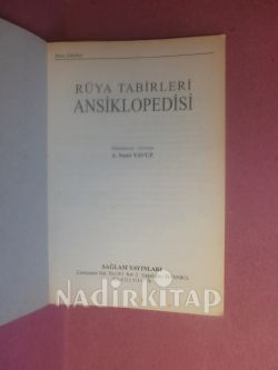 RÜYA TABİRLERİ