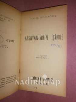 YAŞAYANLARIN İÇİNDE 3 PERDELİK MANZUM OYUN