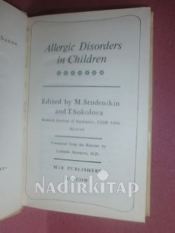 ALLERGİC DİSORDERS İN CHİLDREN