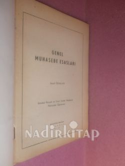 GENEL MUHASEBE ESASLARI
