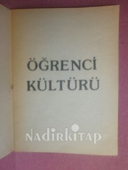 ÖĞRENCİ KÜLTÜRÜ