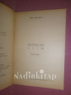 MÜTERCİM ASIM (1755-1819)