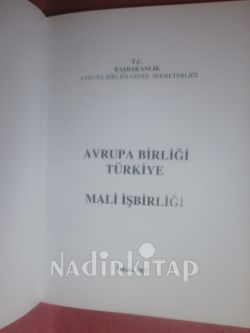 AVRUPA BİRLİĞİ TÜRKİYE MALİ İŞBİRLİĞİ