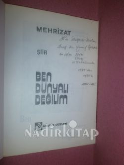 BEN DÜNYALI DEĞİLİM--- İMZALI