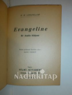 EVANGELİNE - Bir Acadie Hikayesi