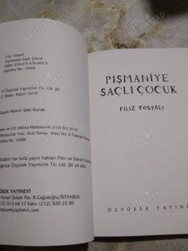 PİŞMANİYE SAÇLI ÇOCUK