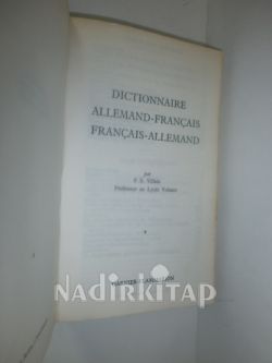 DICTIONNAIRE ALLEMAND FRANÇAIS -FRANÇAIS ALLEMAND