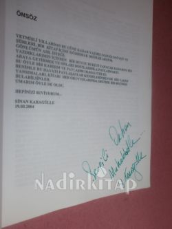 YAŞAMIN MASALIMSI CILVELER YAZARINDAN İMZALI