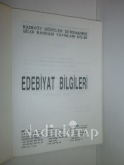 EDEBİYAT BİLGİLERİ