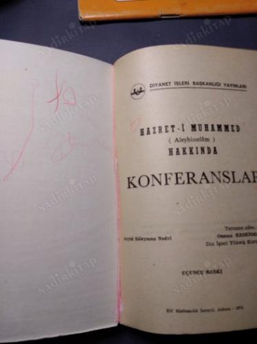 HAZRET-İ MUHAMMED (A.S.) HAKKINDA KONFERANSLAR