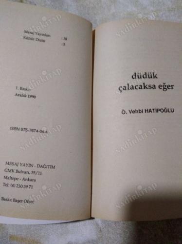 DÜDÜK ÇALACAKSA EĞER