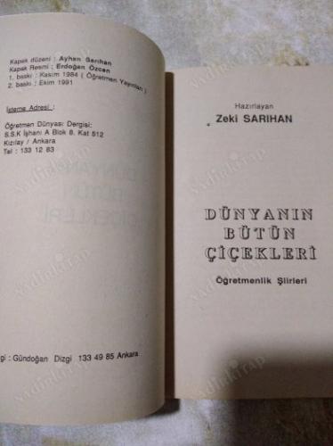 DÜNYANIN BÜTÜN ÇİÇEKLERİ - ÖĞRETMENLİK ŞİİRLERİ
