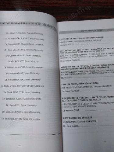 İnönü University INIJOSS Volume 3 Number 1 Summer 2014